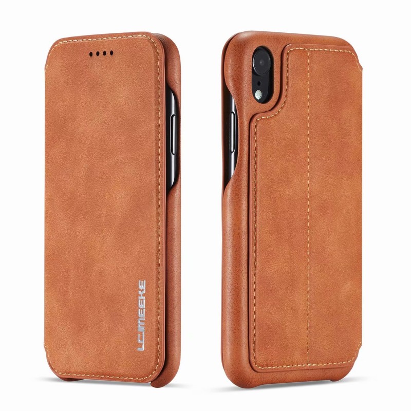 Business Flip Cover Phone Case with Solid Color Design